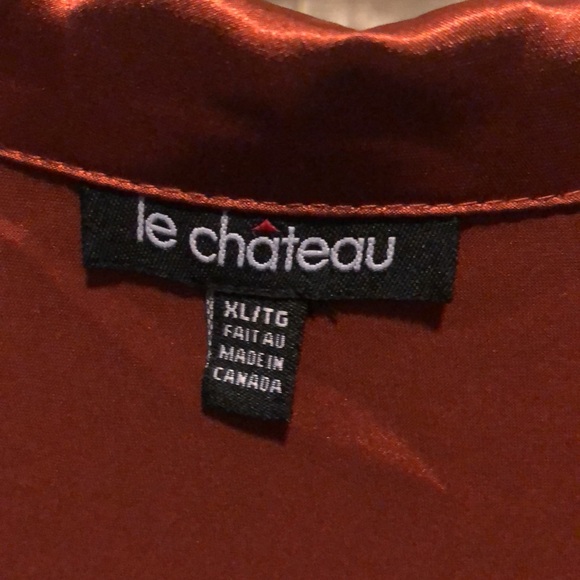 Le Chateau, Cap-sleeved satiny blouse - Picture 4 of 7